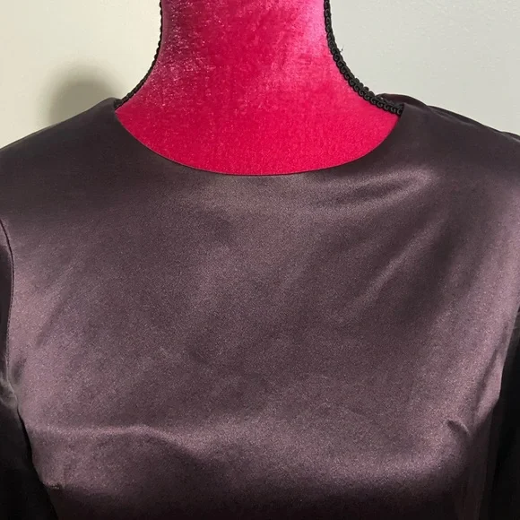 3.1 Phillip Lim plum silk blouse 2 - Picture 3 of 8